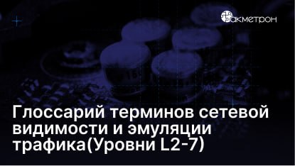 Глоссарий терминов сетевой видимости и эмуляции трафика  (Уровни L2-7)