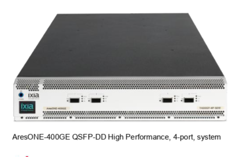 AresONE-400GE QSFP-DD High-Performance 4-Port Test System
