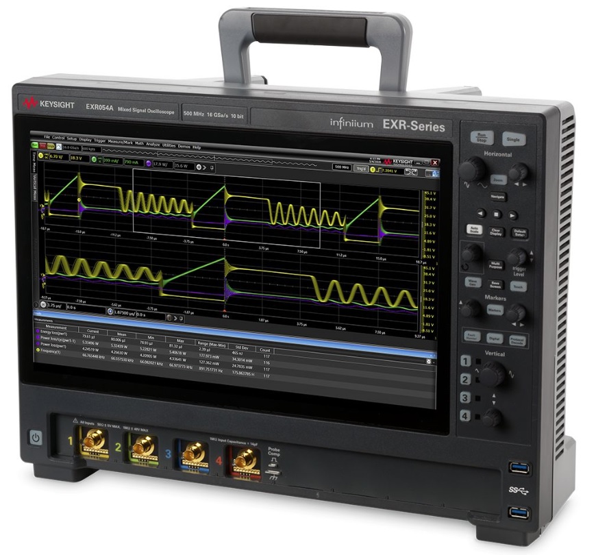 Линейки осциллографов Keysight EXR и MXR внесены в реестр средств измерения