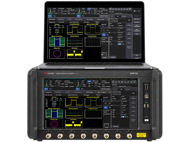 Keysight UXM 5G RF Application — программное приложение для автоматизированной RF-верификации 5G NR, LTE, RedCap, NTN и WLAN-устройств