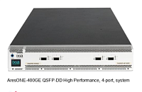 AresONE-400GE QSFP-DD High-Performance 4-Port Test System