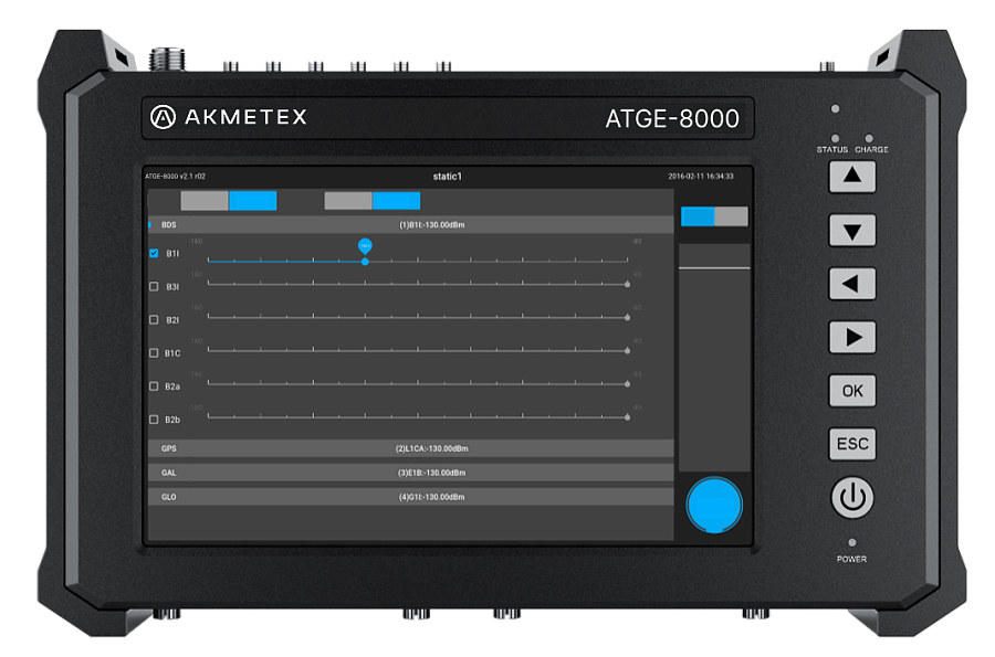 ATGE-8000 АКМЕТЕХ Портативный имитатор сигналов ГНСС