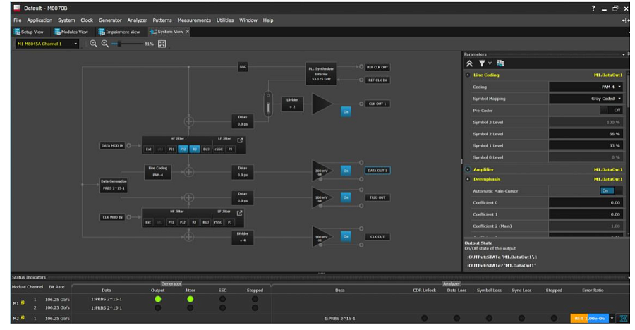 M8070B Keysight ПО для тестера BER