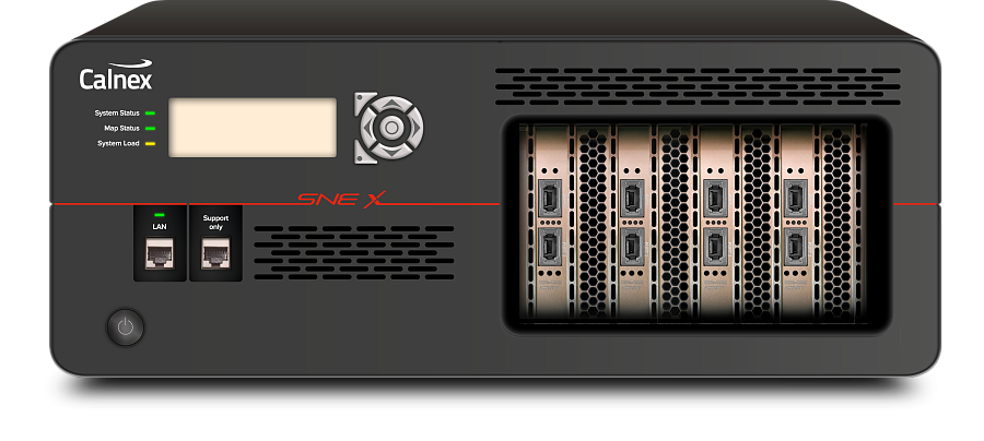 Calnex SNE-X 400G Network Emulator — многопортовый эмулятор сетевых условий Ethernet до 400GE