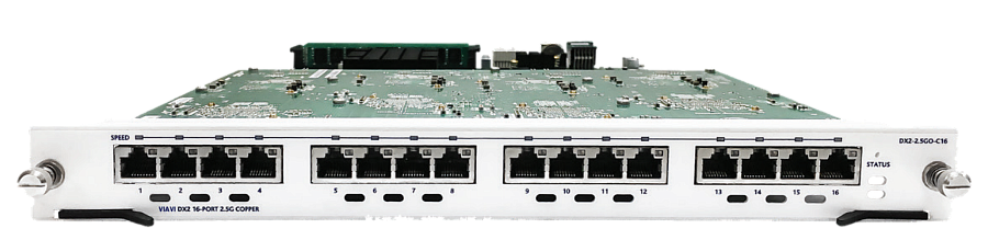 VIAVI (Spirent) TestCenter dX2 Quint-Speed 16-Port BASE-T Module — 16-портовый многоскоростной нагрузочный модуль Ethernet L2–L3