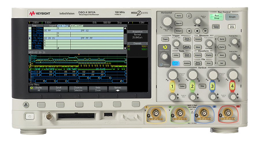 DSOX3012A Keysight осциллограф