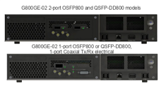 G800GE-02 OSFP800 & QSFP-DD800 800GE BERT, FEC, L2 Test Systems
