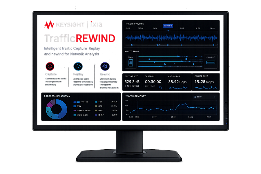 Keysight IXIA TrafficREWIND — решение для воспроизведения профиля реального производственного трафика в тестовой лаборатории