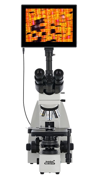 Цифровой тринокулярный микроскоп Levenhuk MED D40T LCD