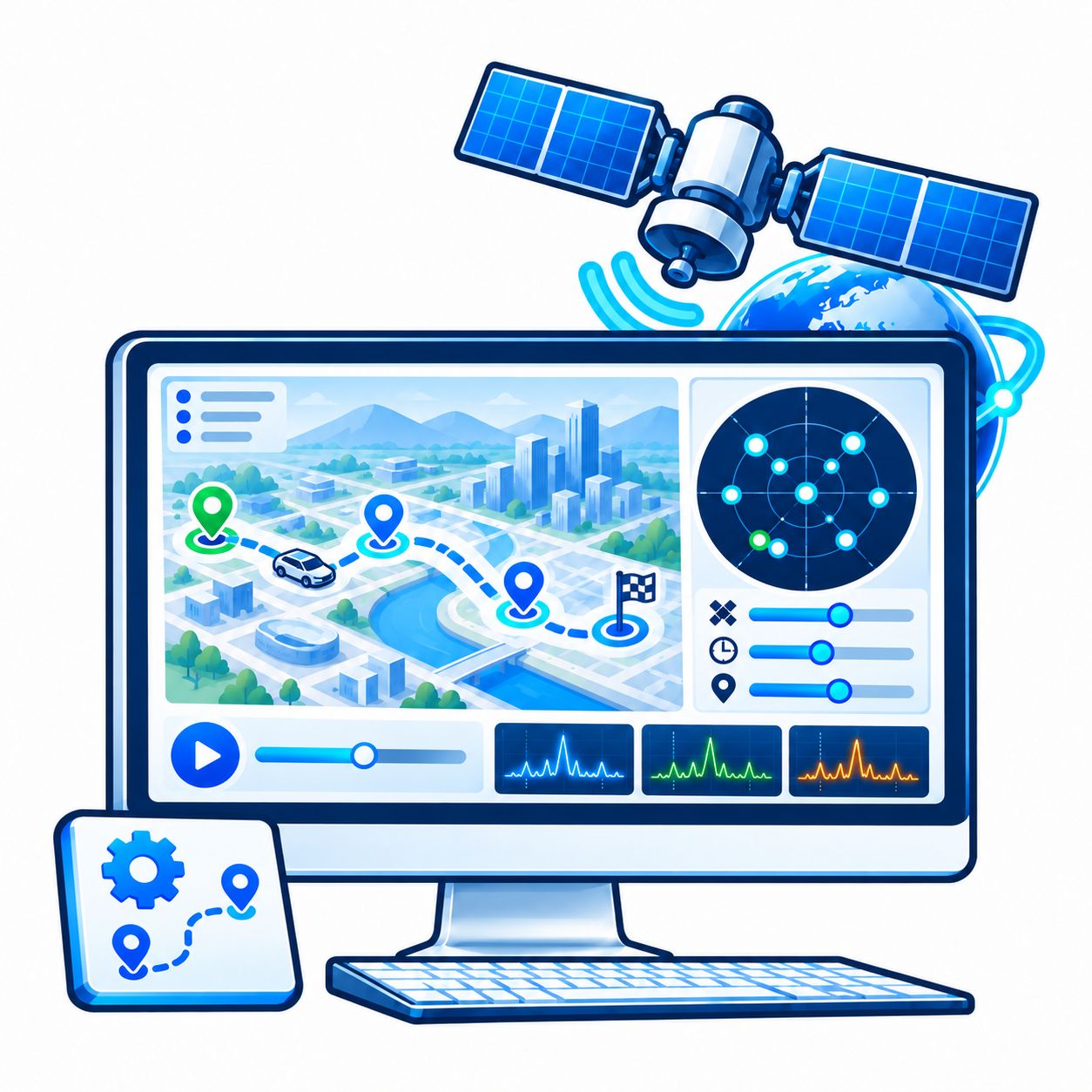 Программное обеспечение для имитации ГНСС