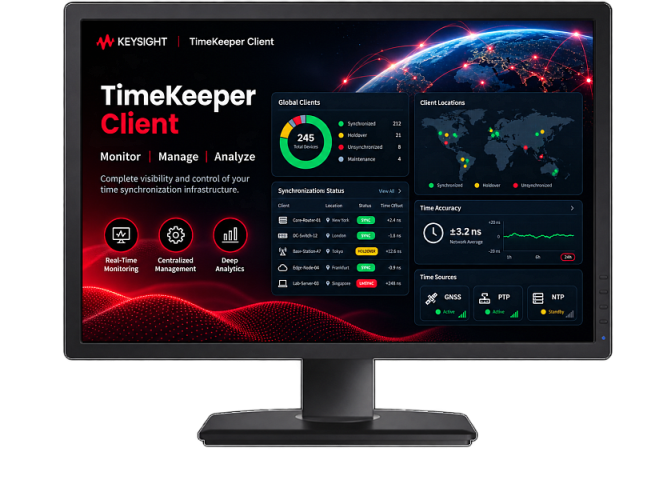 Keysight TimeKeeper Client — программное обеспечение для высокоточной синхронизации времени серверов и виртуальных машин