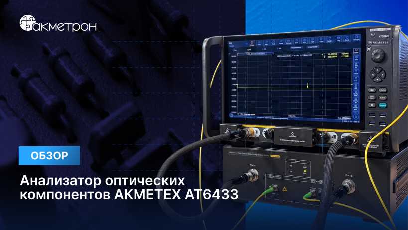 Анализатор оптических компонентов AKMETEX АТ6433